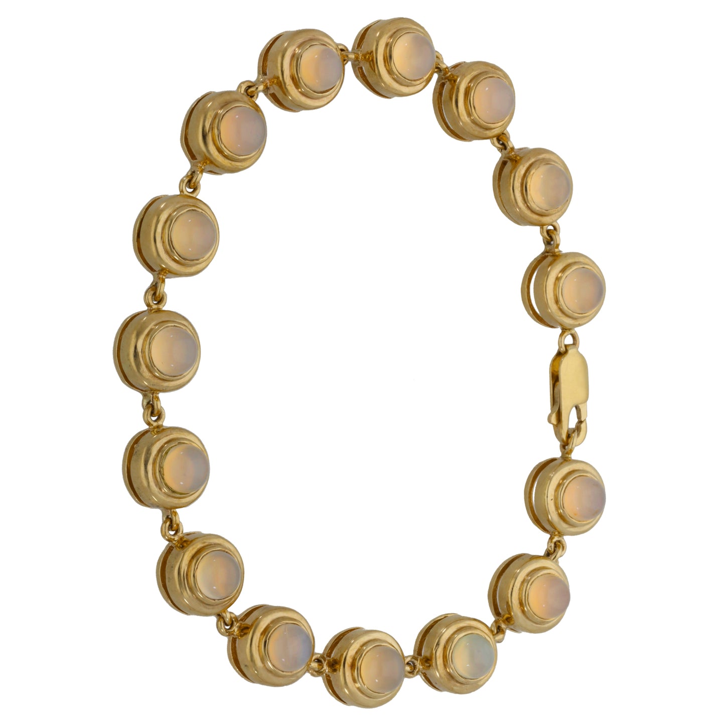 9ct Gold Feldspar Fancy Bracelet