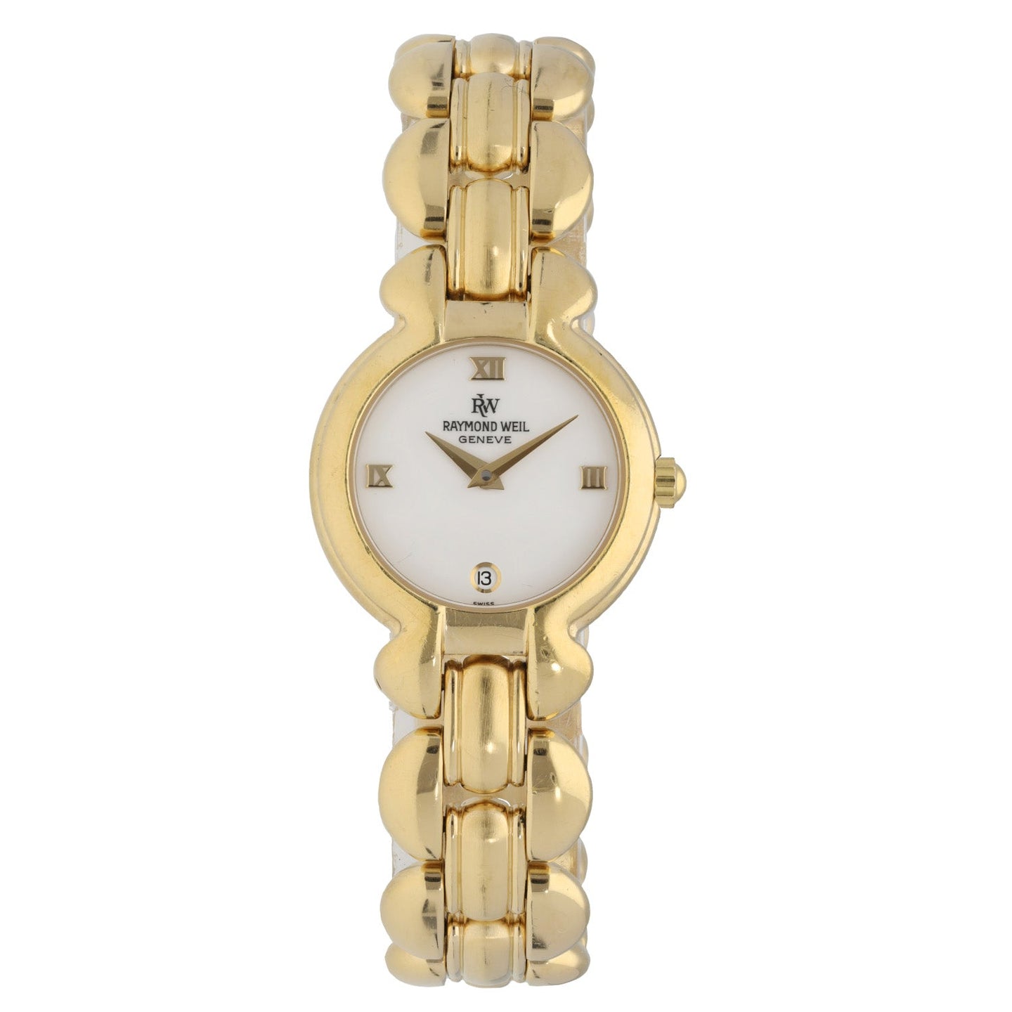 Raymond Weil Geneve 5535 24mm Gold Plated Watch