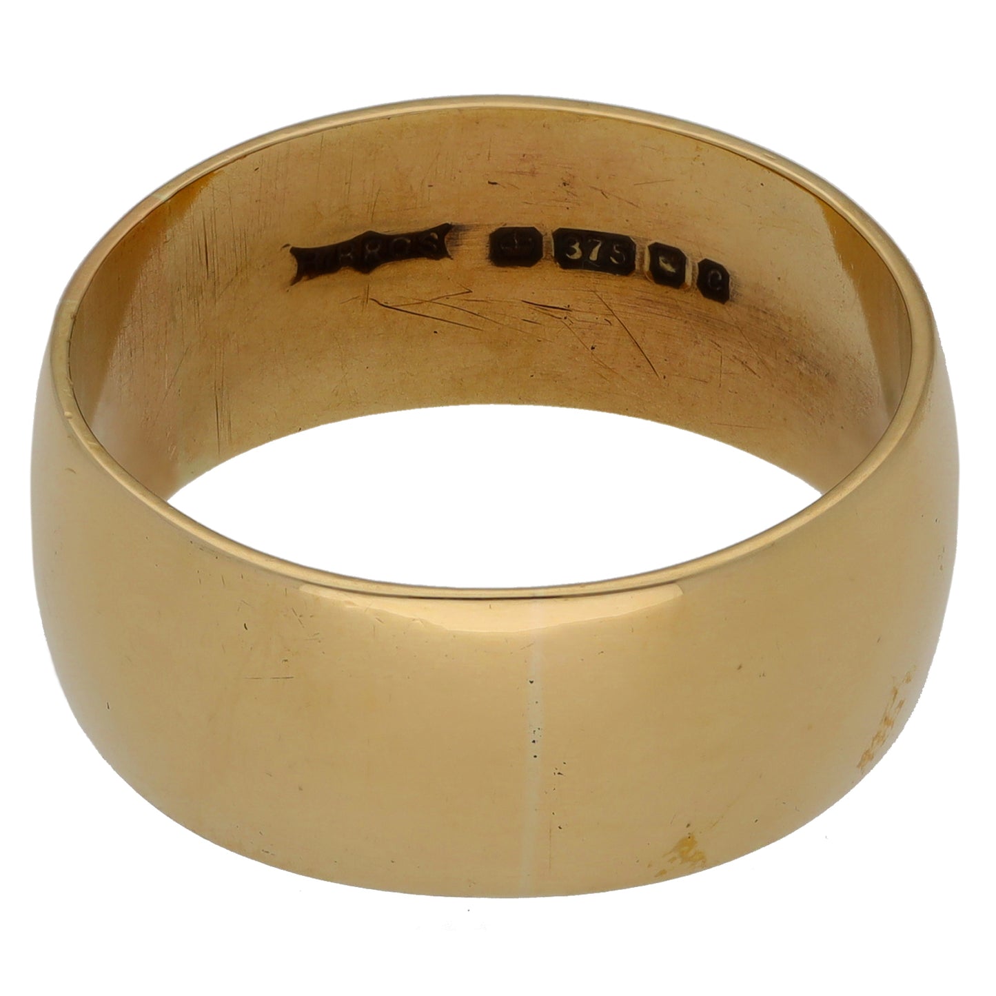 9ct Gold Plain Wedding Ring Size U