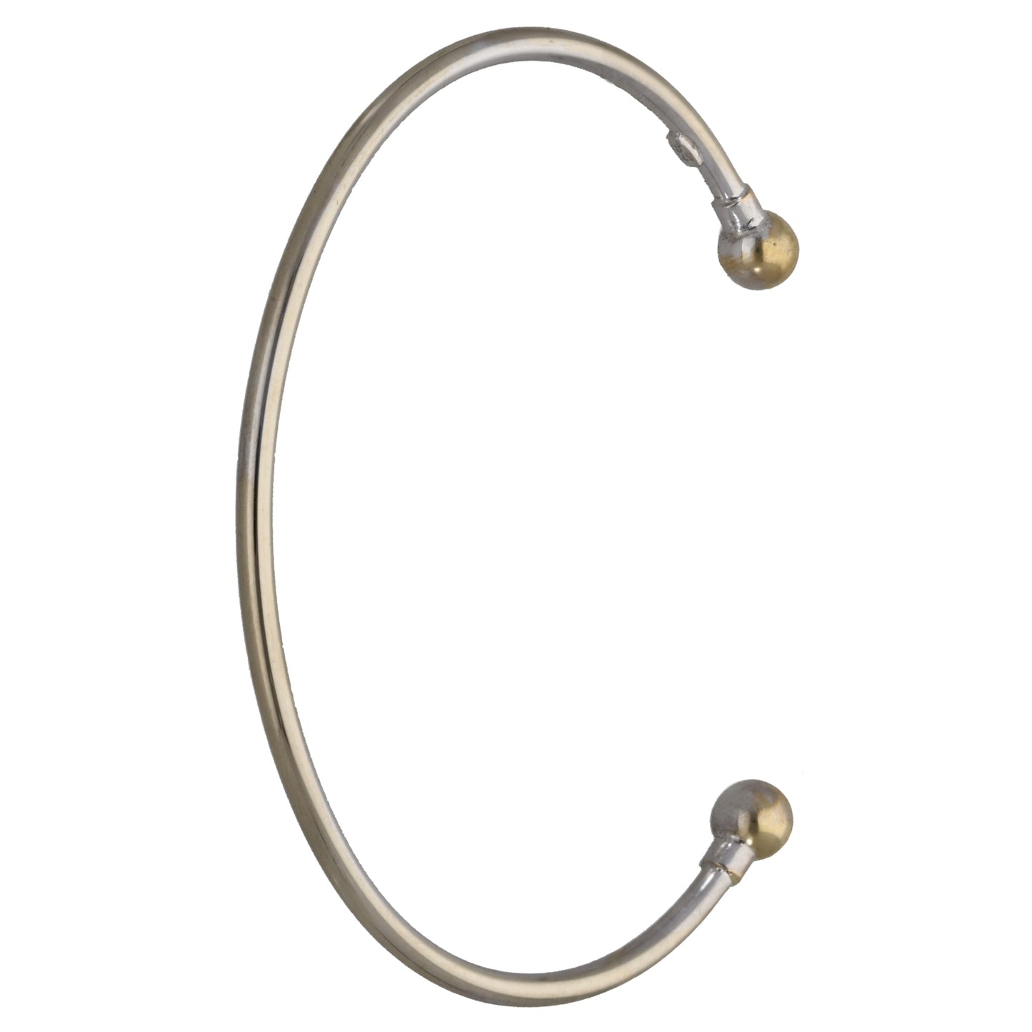 9ct White Gold Torque Bangle