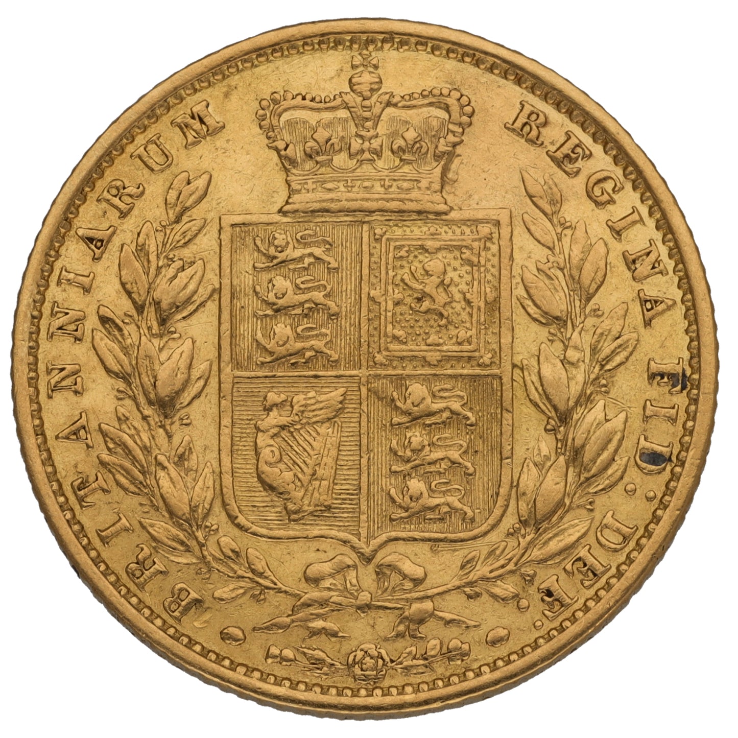 22ct Gold Queen Victoria Full Sovereign Coin 1853
