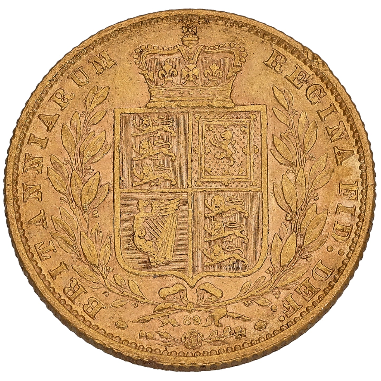 22ct Gold Queen Victoria Full Sovereign Coin 1870