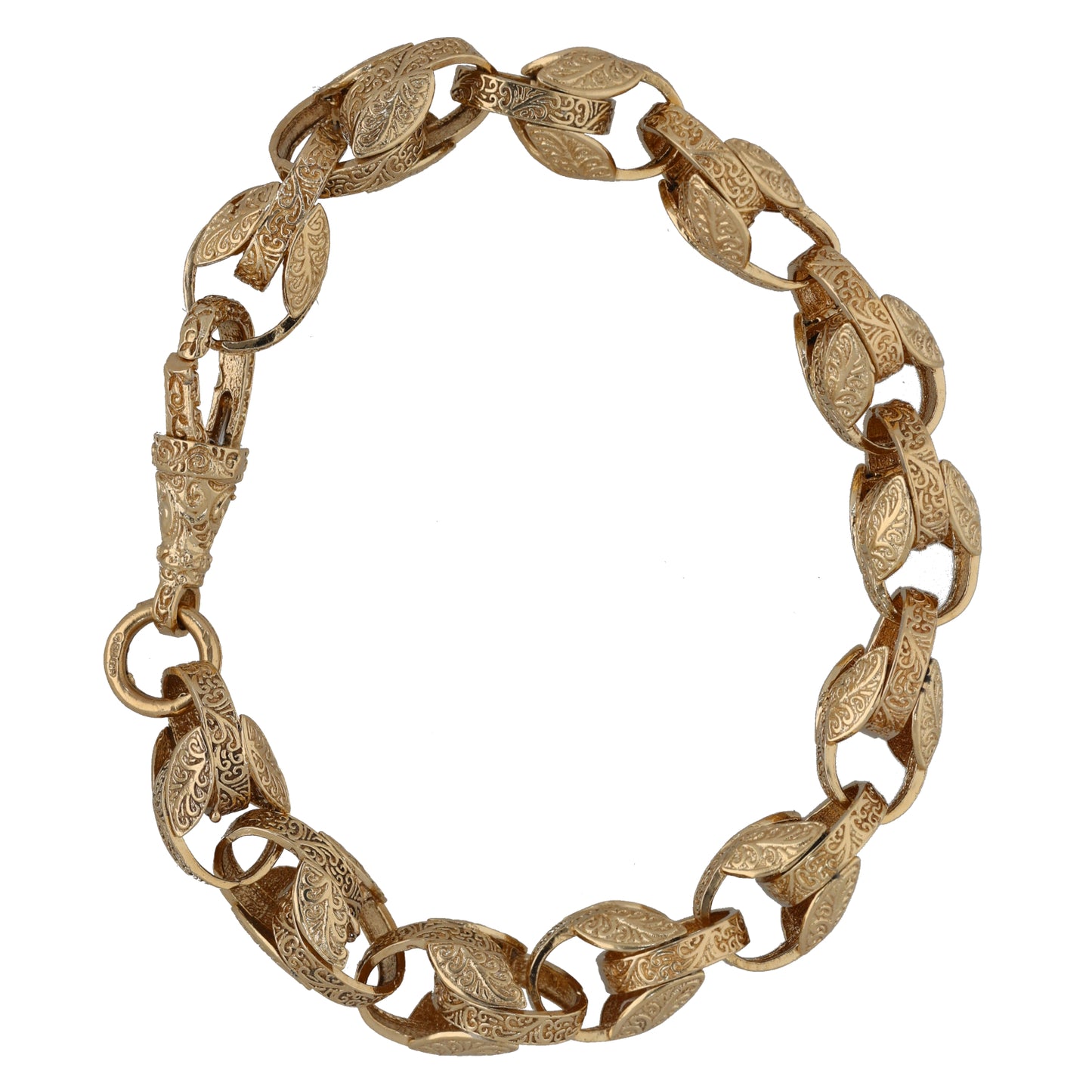 9ct Gold Belcher Bracelet