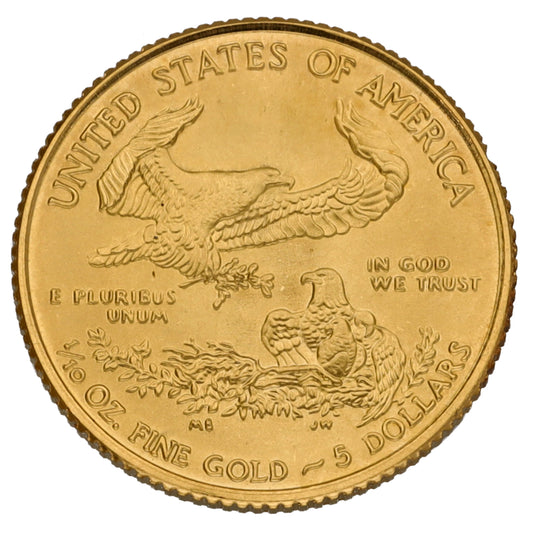 22ct Gold USA Eagle 1/10 OZ Coin 2020