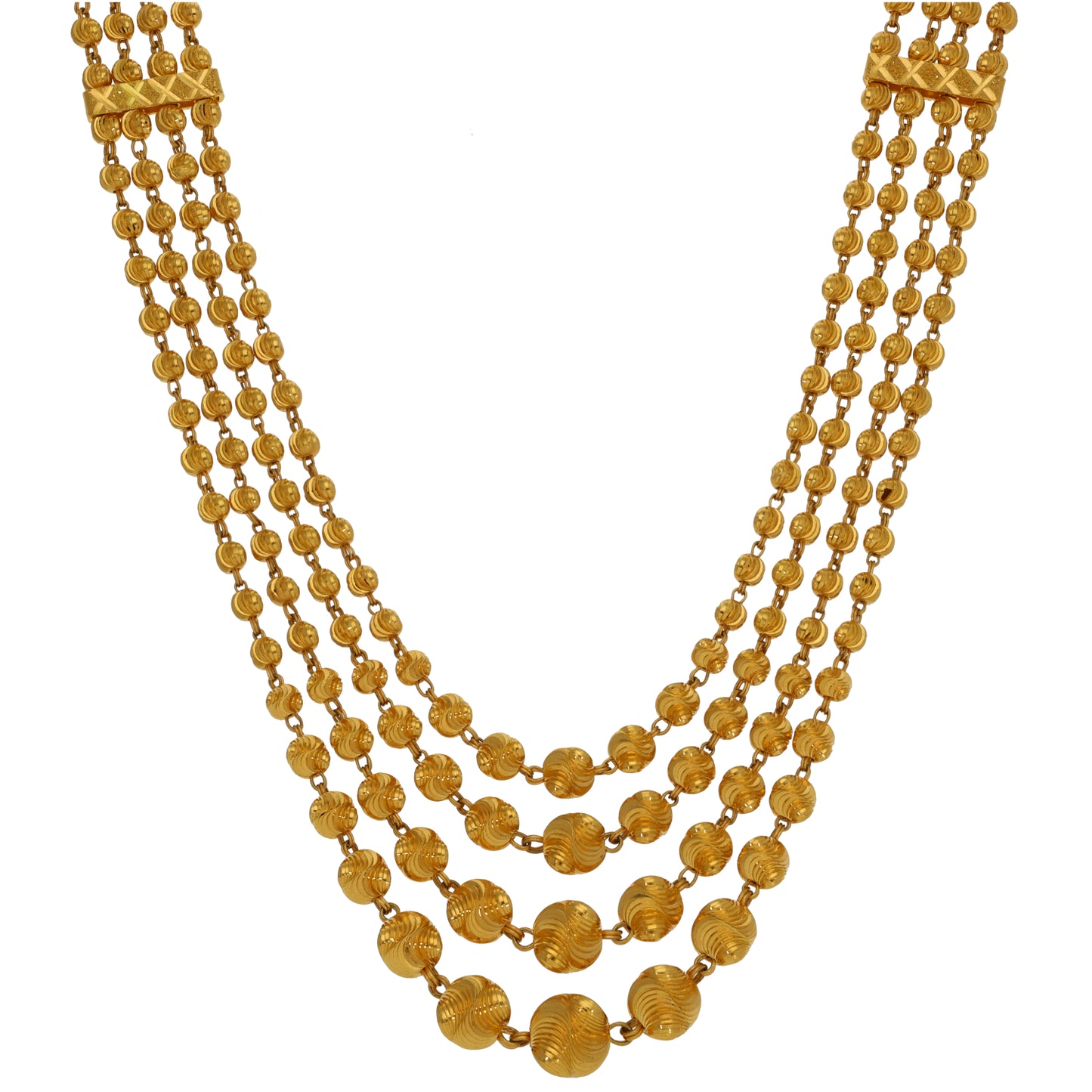 22ct Gold Earrings & Necklace Set