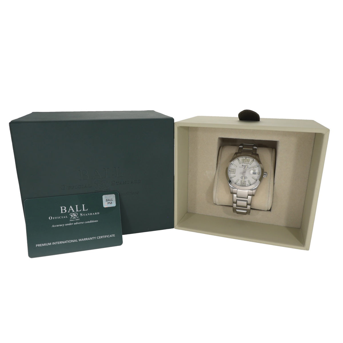 Ball Engineer III Legend NM9016C, white dial and stainless steel, box image