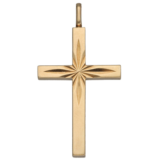 9ct Gold Cross Pendant