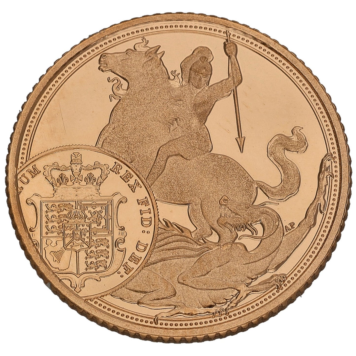 22ct Gold King Charles III Half Sovereign Coin 2025
