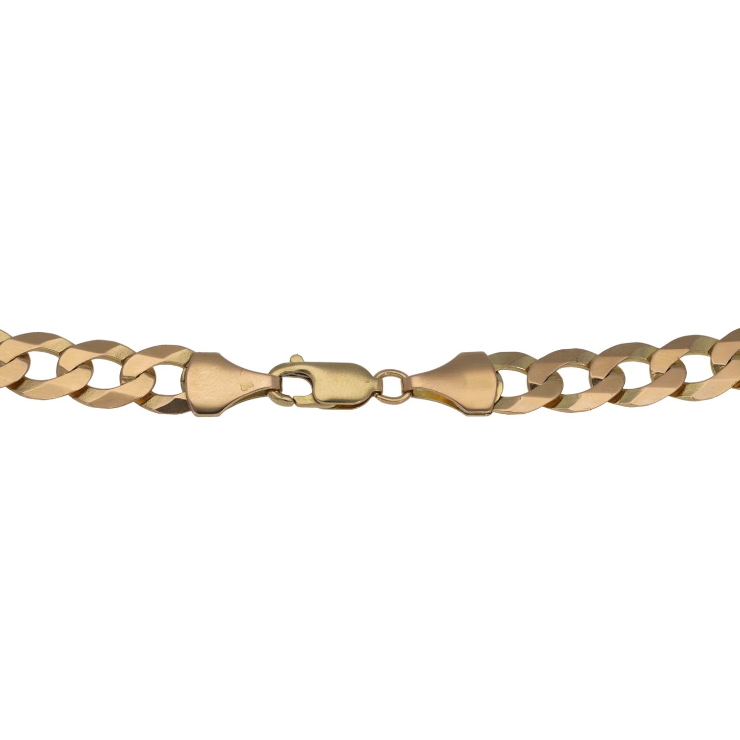 9ct Gold Curb Chain 18"