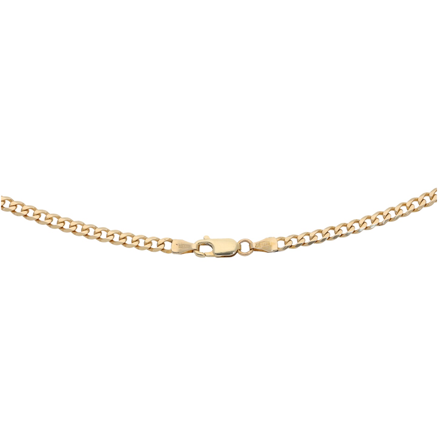 9ct Gold Curb Chain 24"