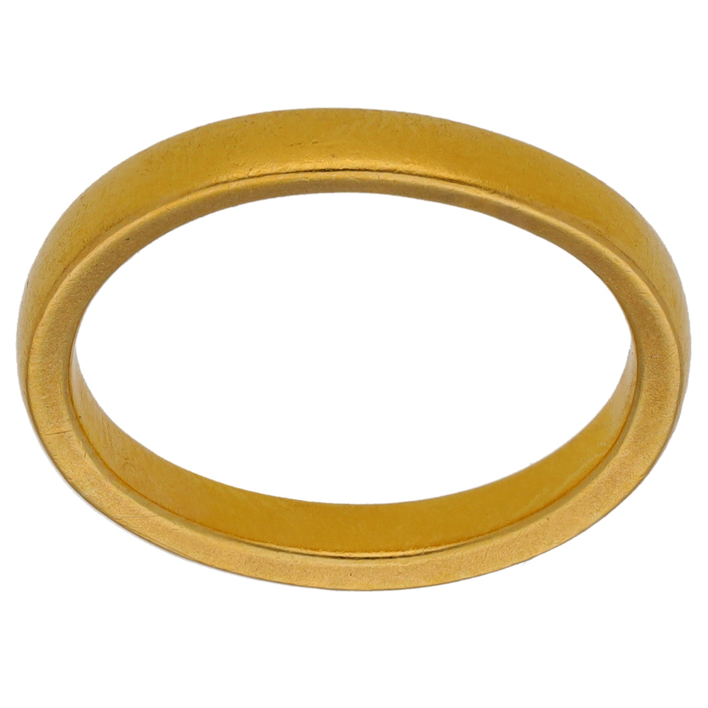 22ct Gold Plain Wedding Ring Size N