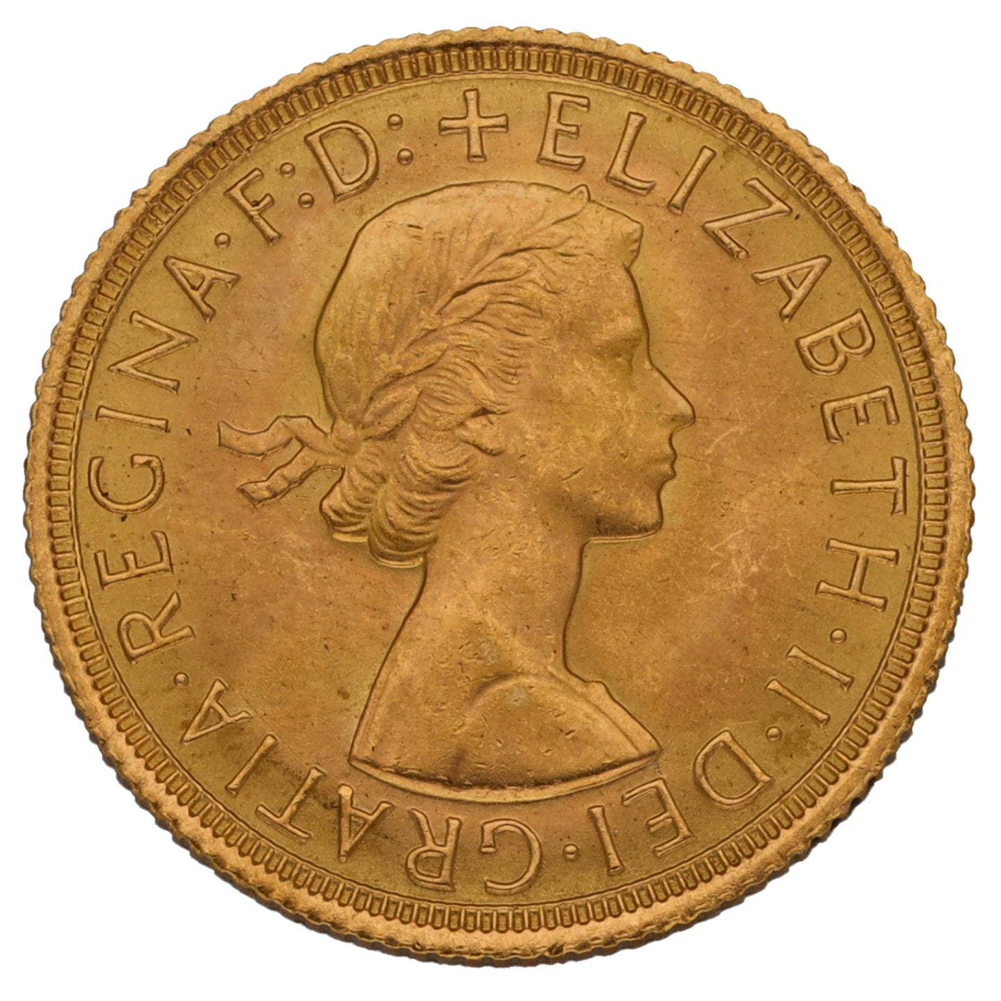 22ct Gold Queen Elizabeth II Full Sovereign Coin 1967