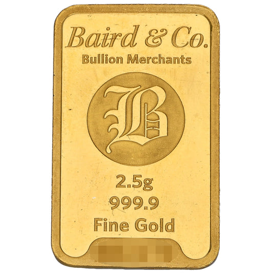 24ct 2.5g Gold Bar
