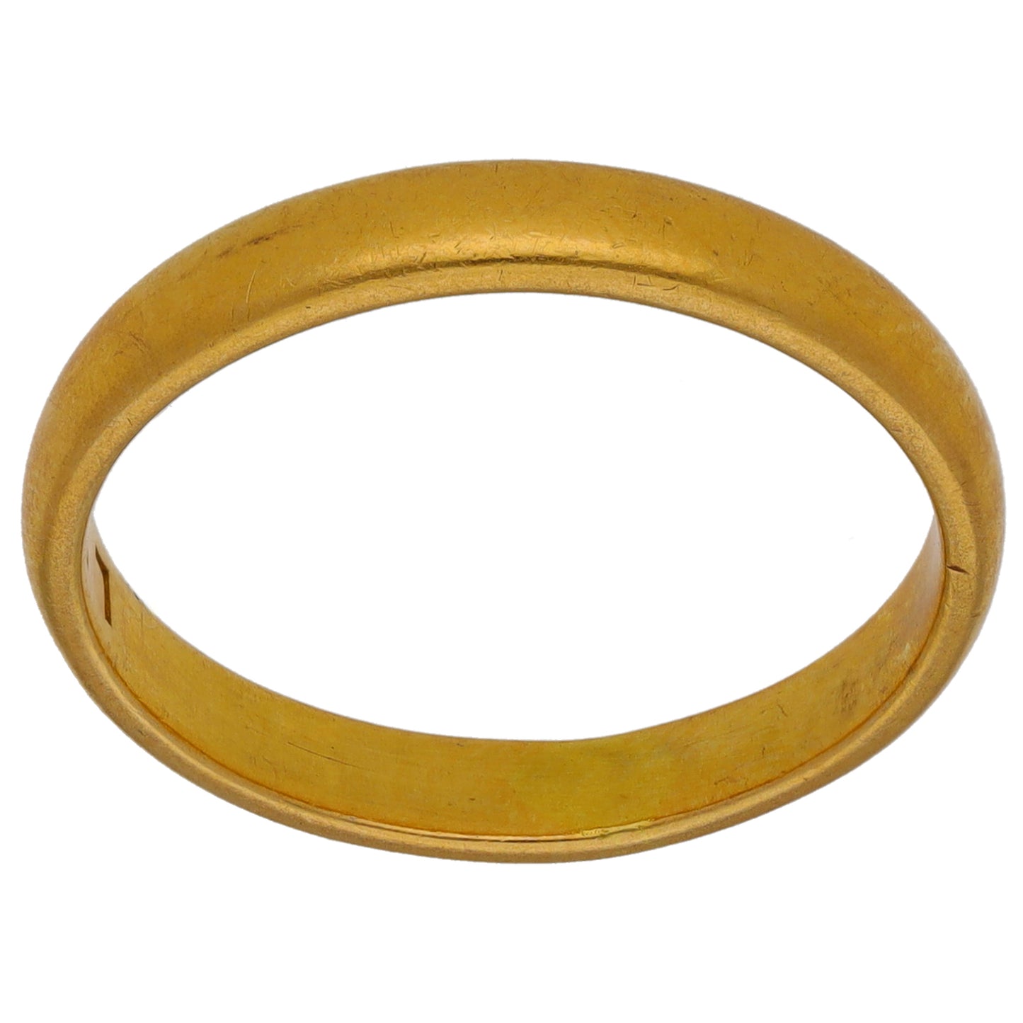 22ct Gold Plain Wedding Ring Size Q