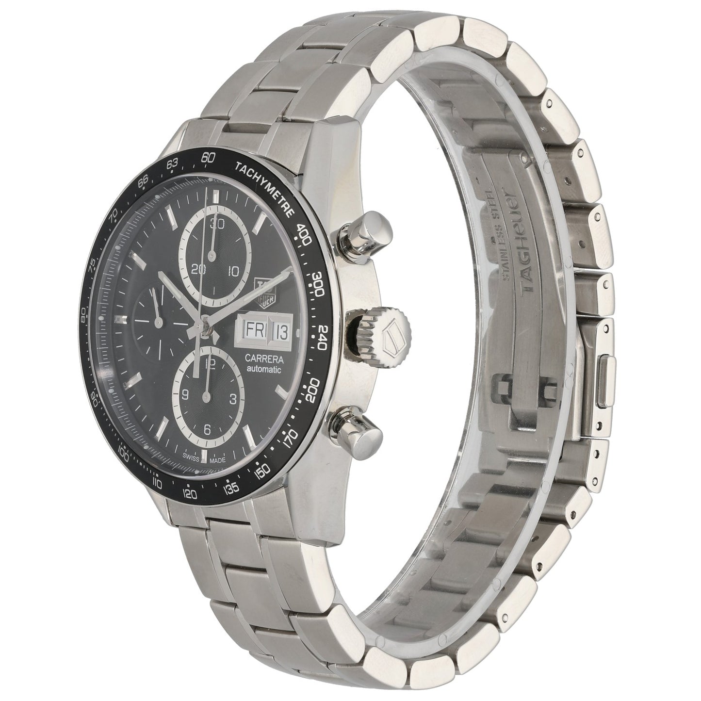 Tag Heuer Carrera CV201AG 41mm Stainless Steel Watch