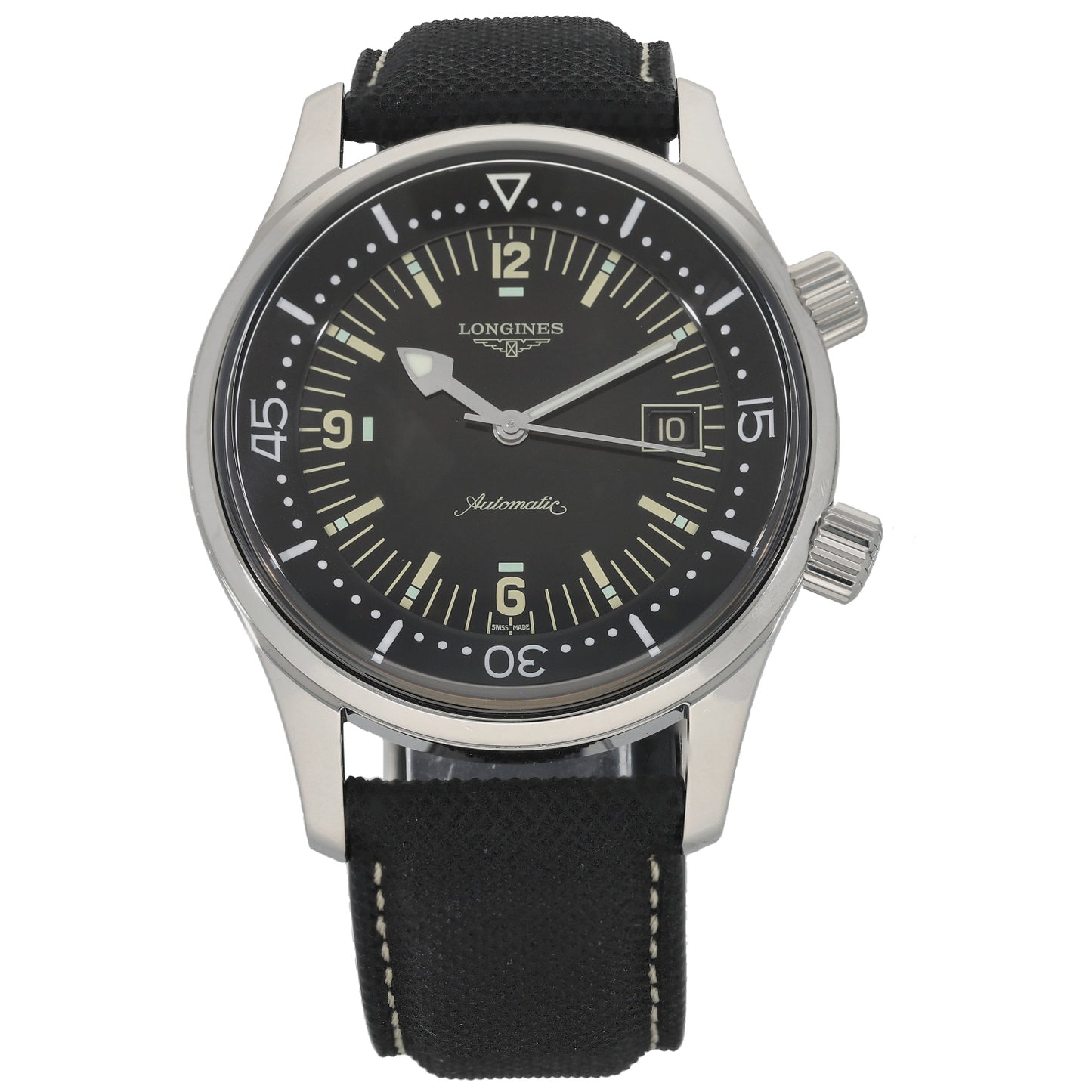 Longines Legend Diver L3.674.4 38mm Stainless Steel Watch