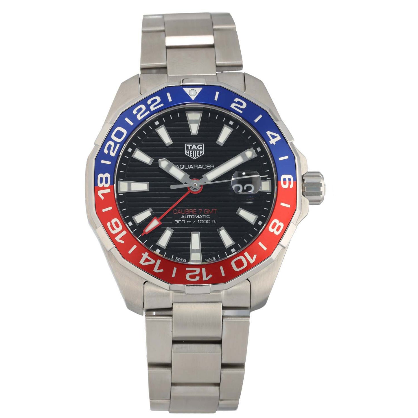 Tag Heuer Aquaracer WAY201F 43mm Stainless Steel Watch