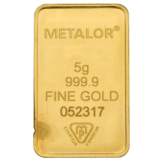 24ct 5g Gold Bar