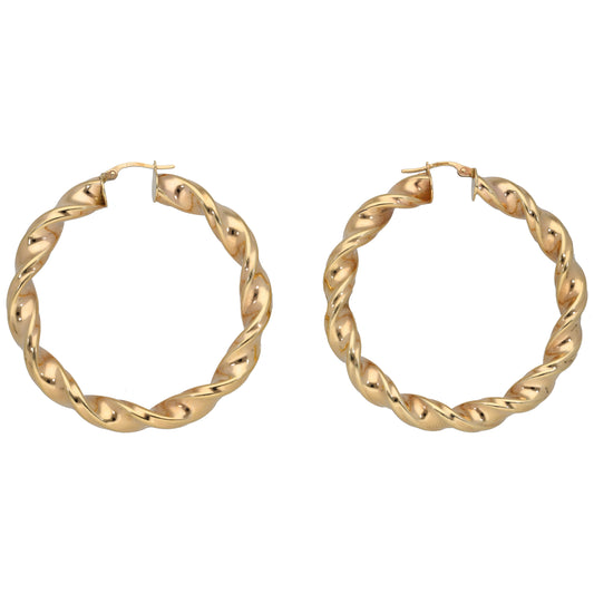 9ct Gold Hoop Earrings