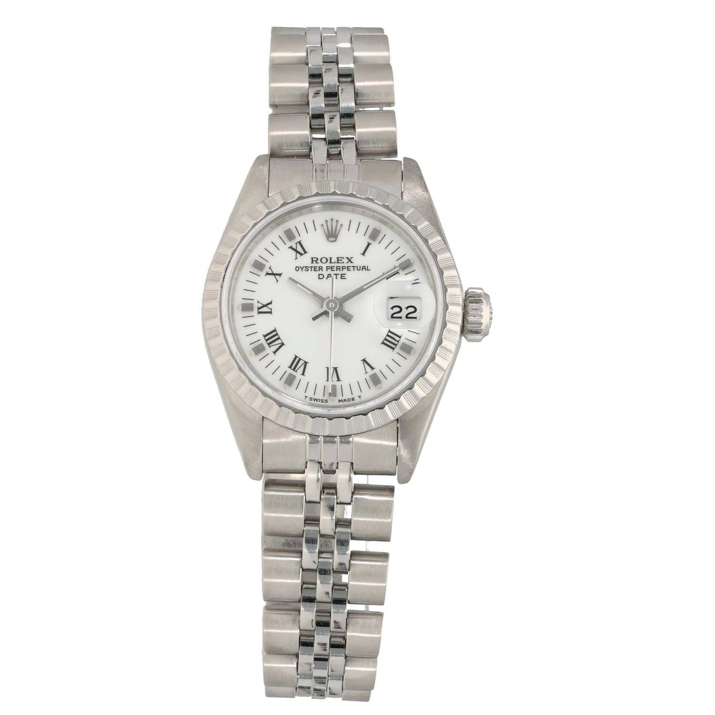 Rolex Date 69240 26mm Stainless Steel Watch