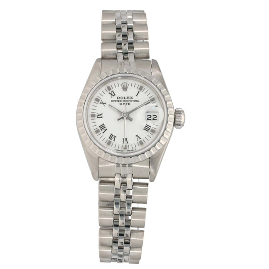 Rolex Date 69240 26mm Stainless Steel Watch