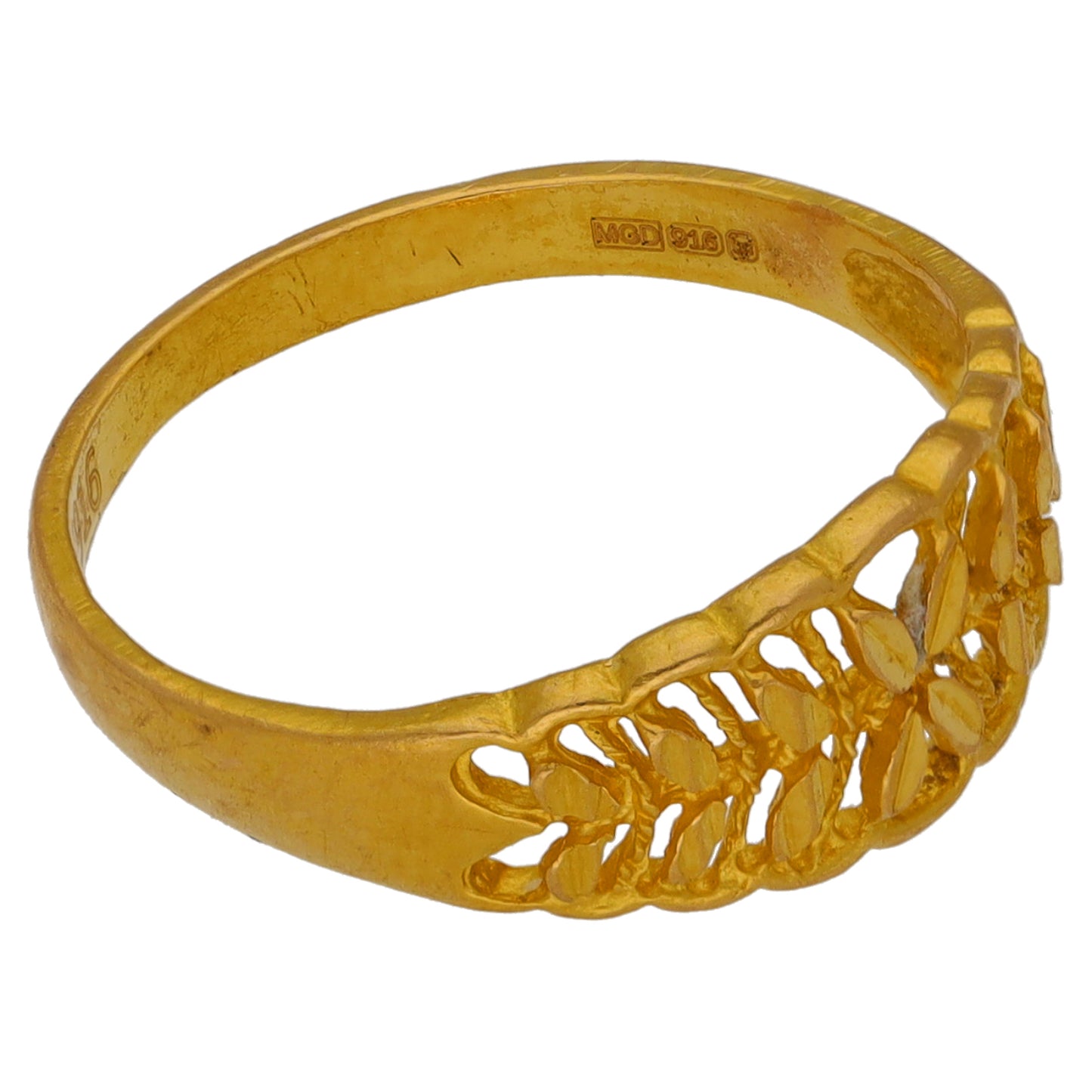 22ct Gold Alternative Ring Size K