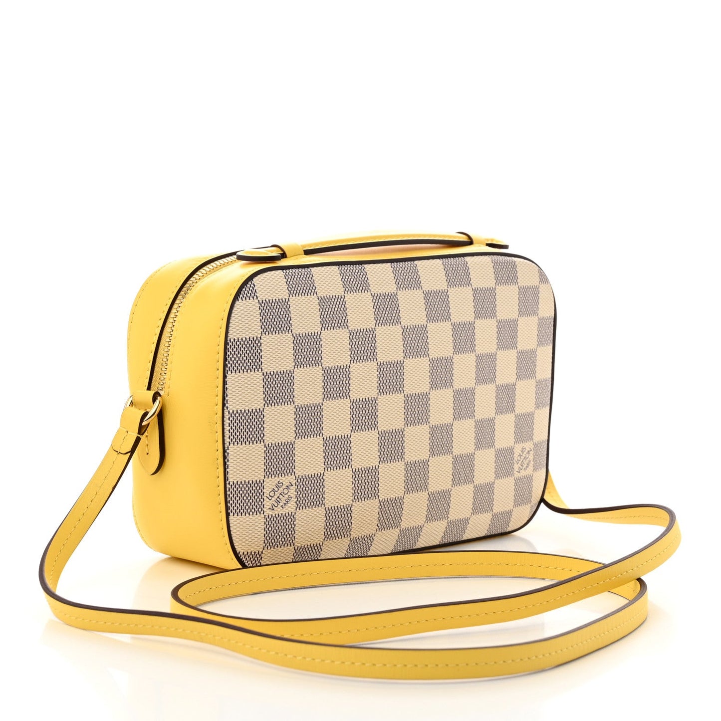 Louis Vuitton Saintonge Damier Azur Coated Canvas Bag - Pineapple