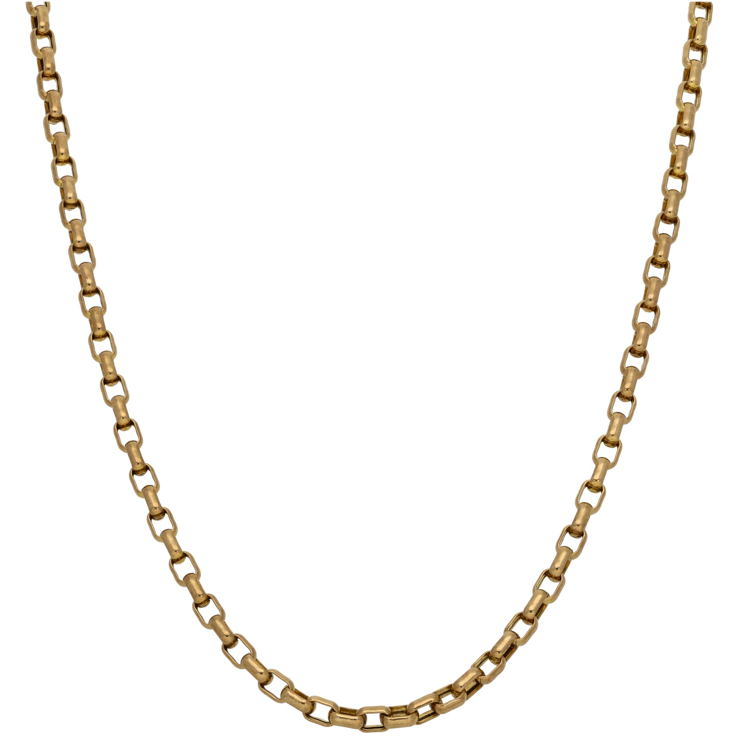 9ct Gold Belcher Chain 18"