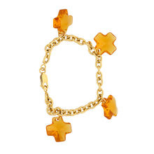 Load image into Gallery viewer, 9ct Gold Imitation Charm Bracelet
