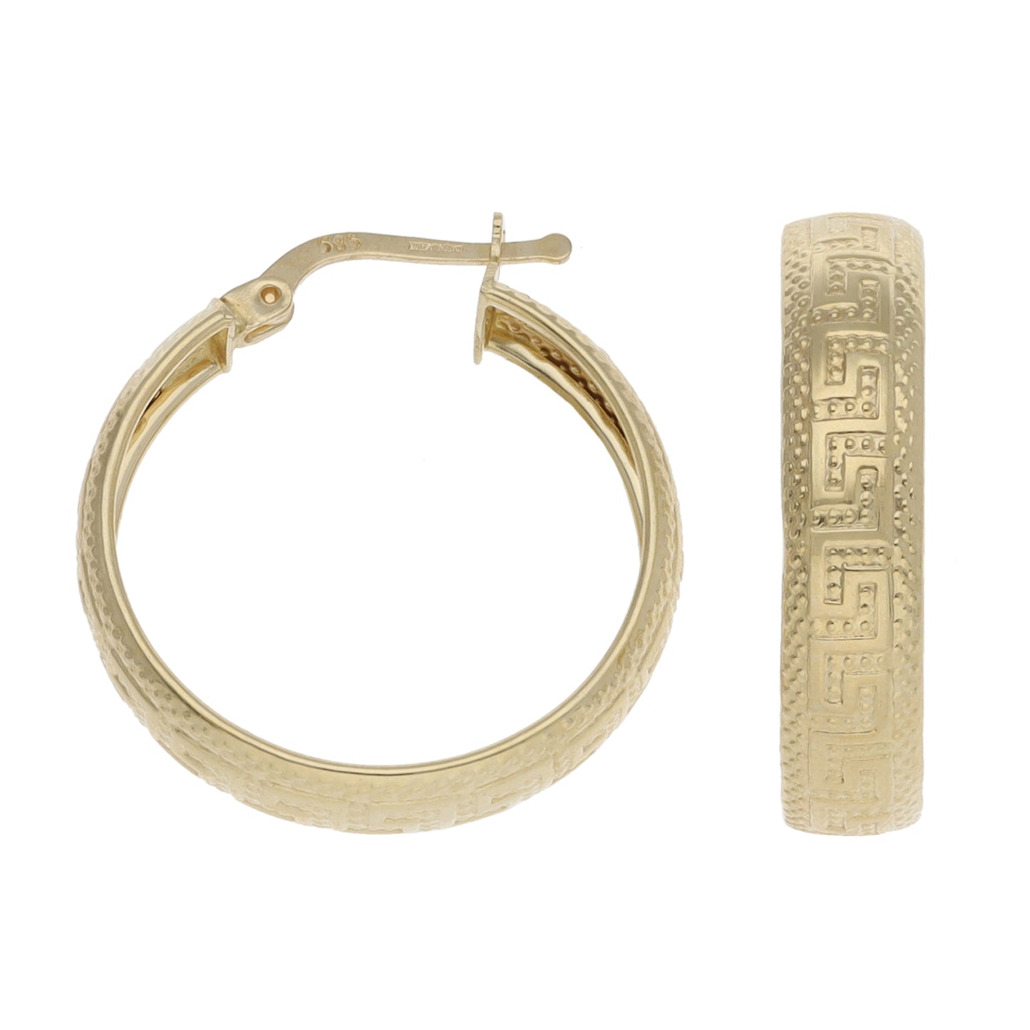 14ct Gold Hoop Earrings