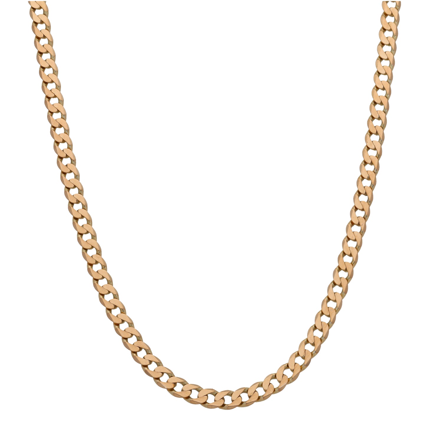 9ct Gold Curb Chain 19"