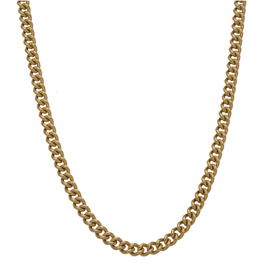 9ct Gold Curb Chain 20"