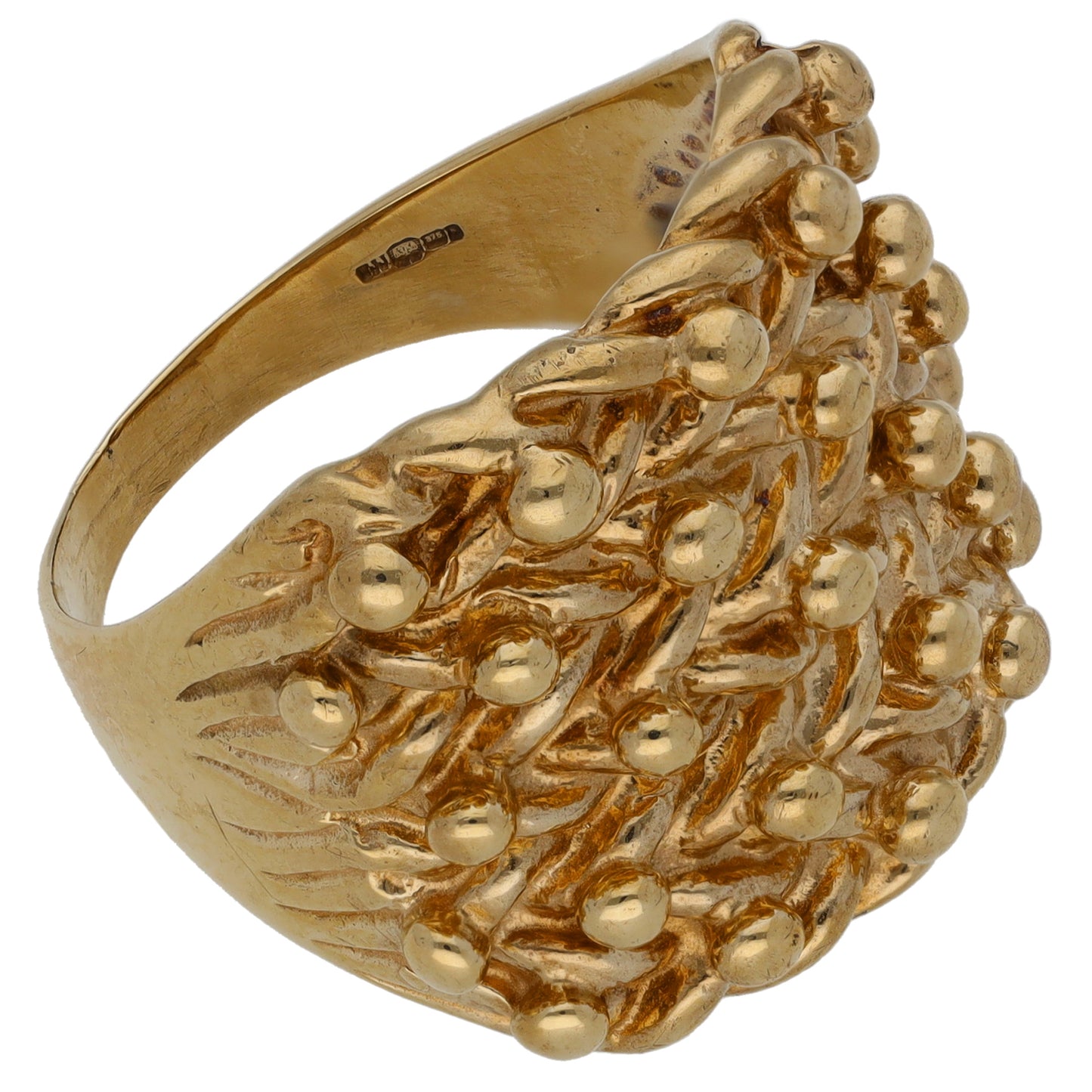 9ct Gold Keeper Ring Size U