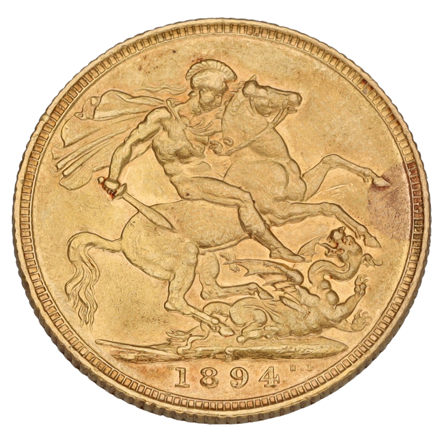 22ct Gold Queen Victoria Full Sovereign Coin 1894