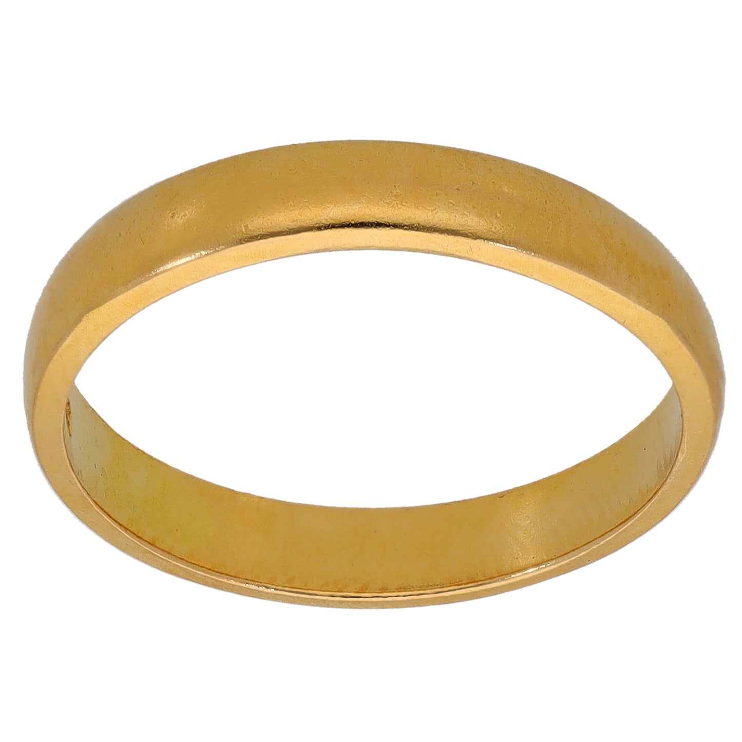 22ct Gold Plain Wedding Ring Size M