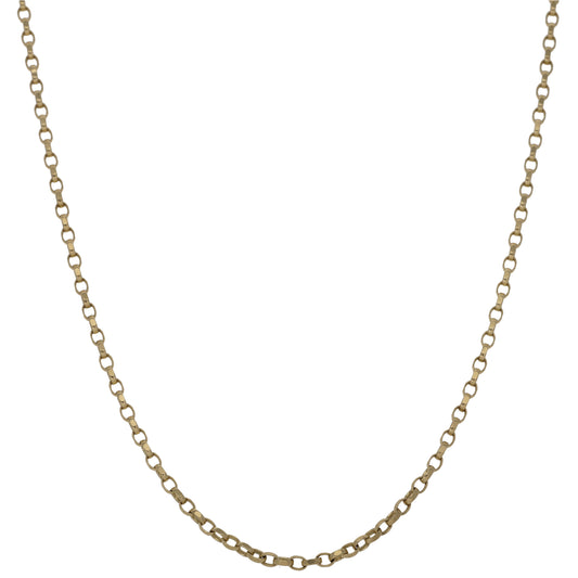 9ct Gold Belcher Chain 24"