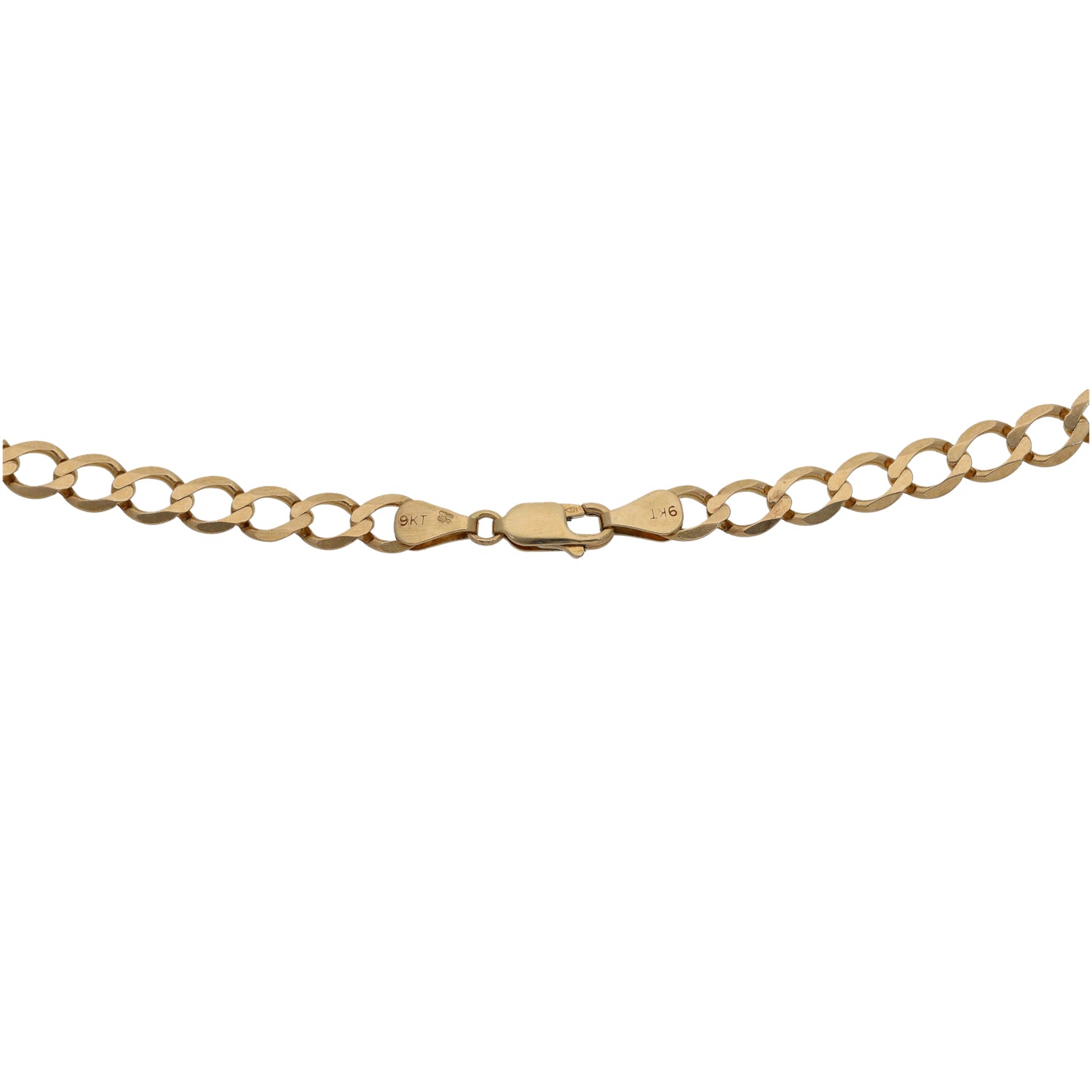 9ct Gold Curb Chain 24"
