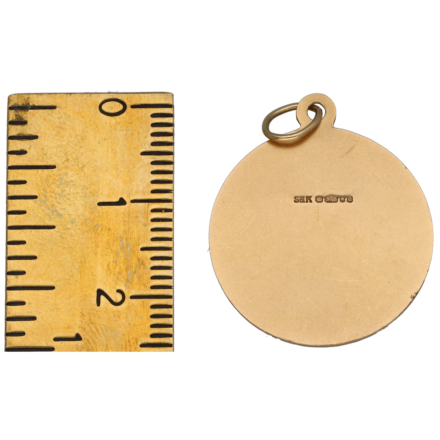 9ct Gold Gemini Pendant