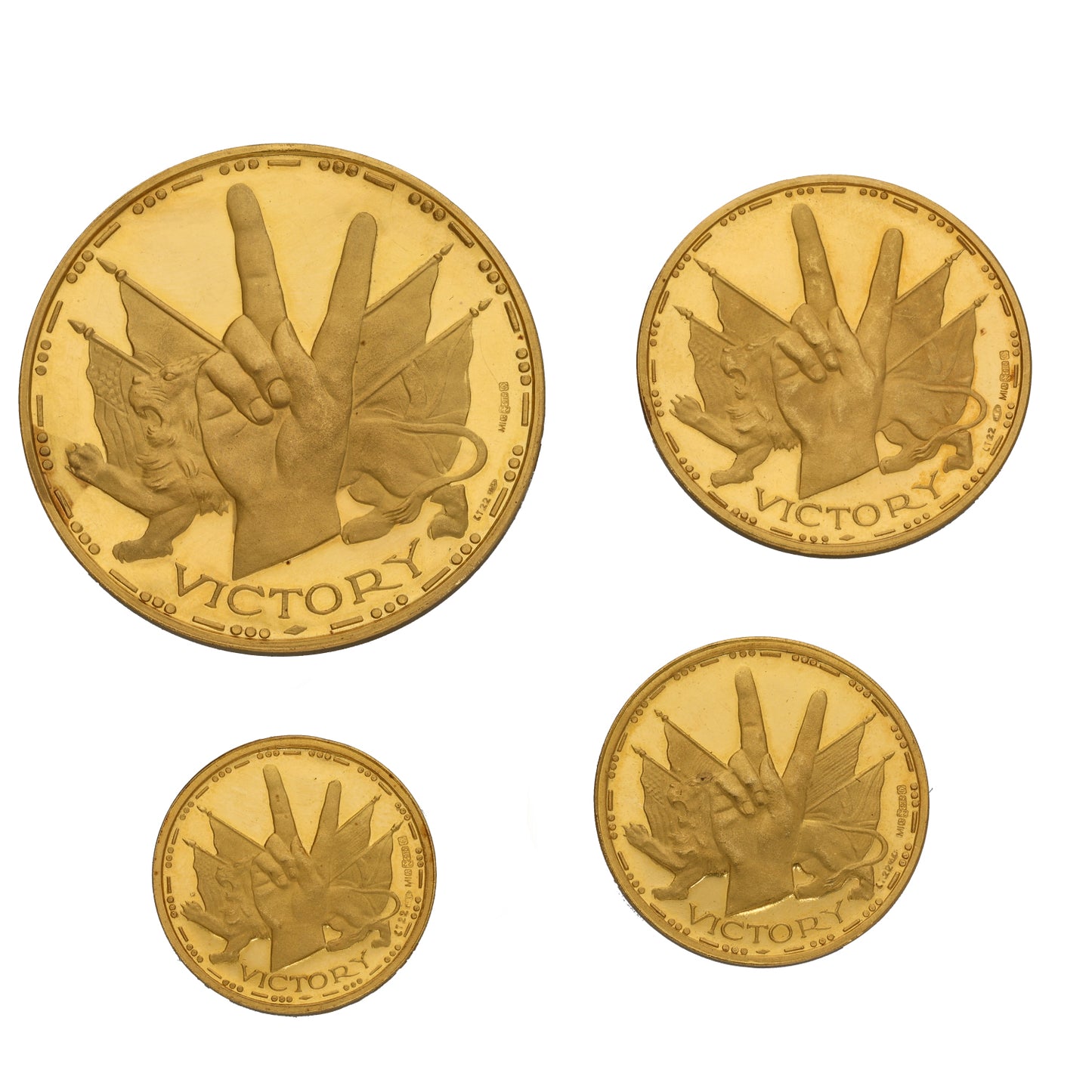 22ct Gold Sir Winston Churchill Medal Collection