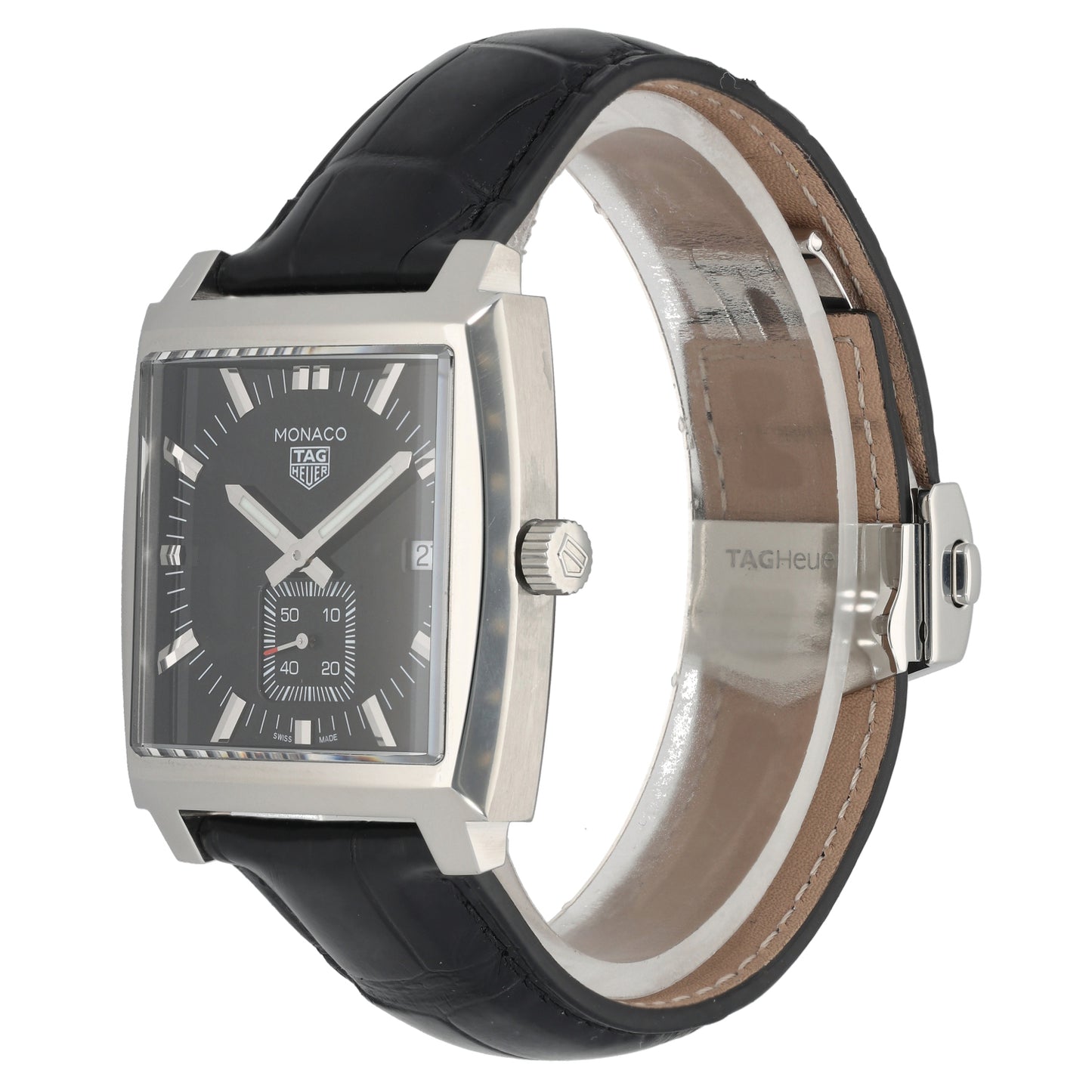 Tag Heuer Monaco WAW131A 38mm Stainless Steel Watch