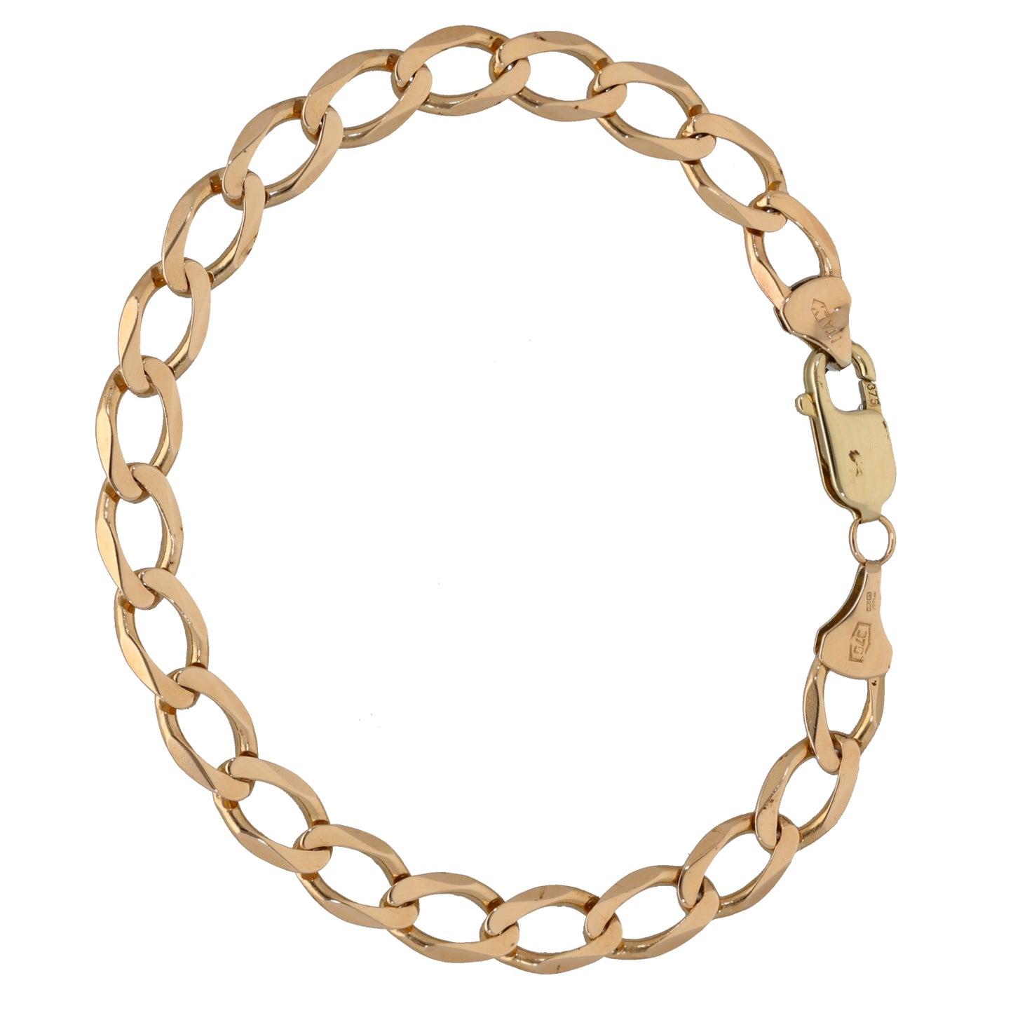 9ct Gold Curb Bracelet