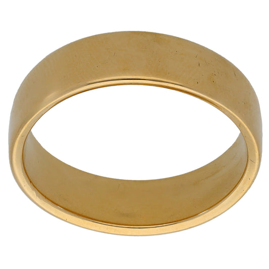 9ct Gold Plain Wedding Ring Size V