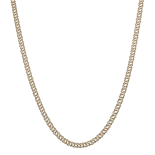 9ct Gold Double Curb Chain 30"