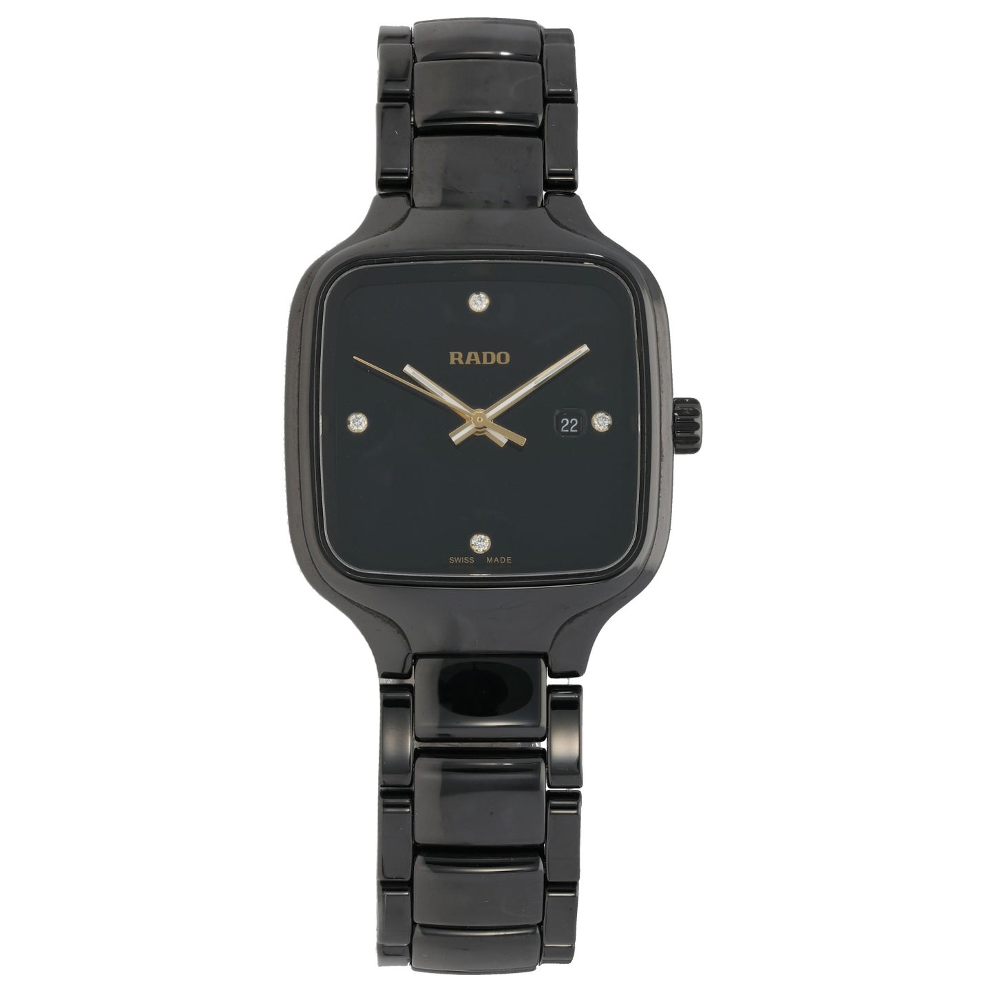 Rado True Square 079.6080.3 29mm Ceramic Watch