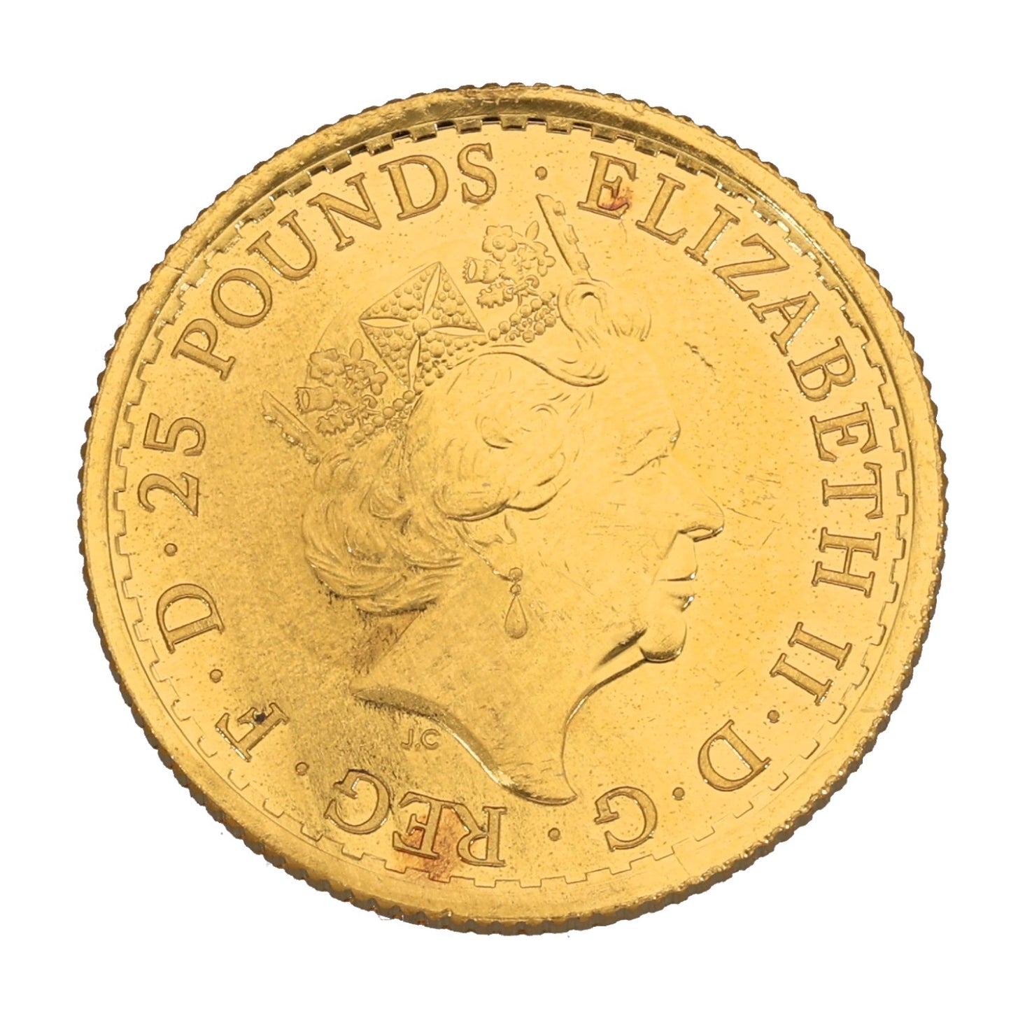 24ct Gold Queen Elizabeth II 1/4 OZ Britannia Coin 2016