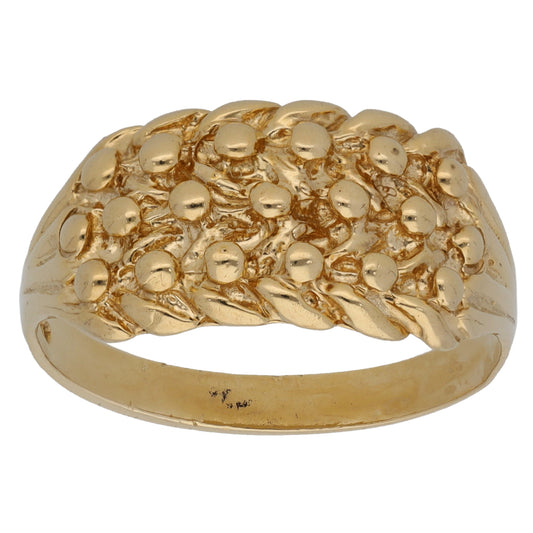 9ct Gold Keeper Ring Size R