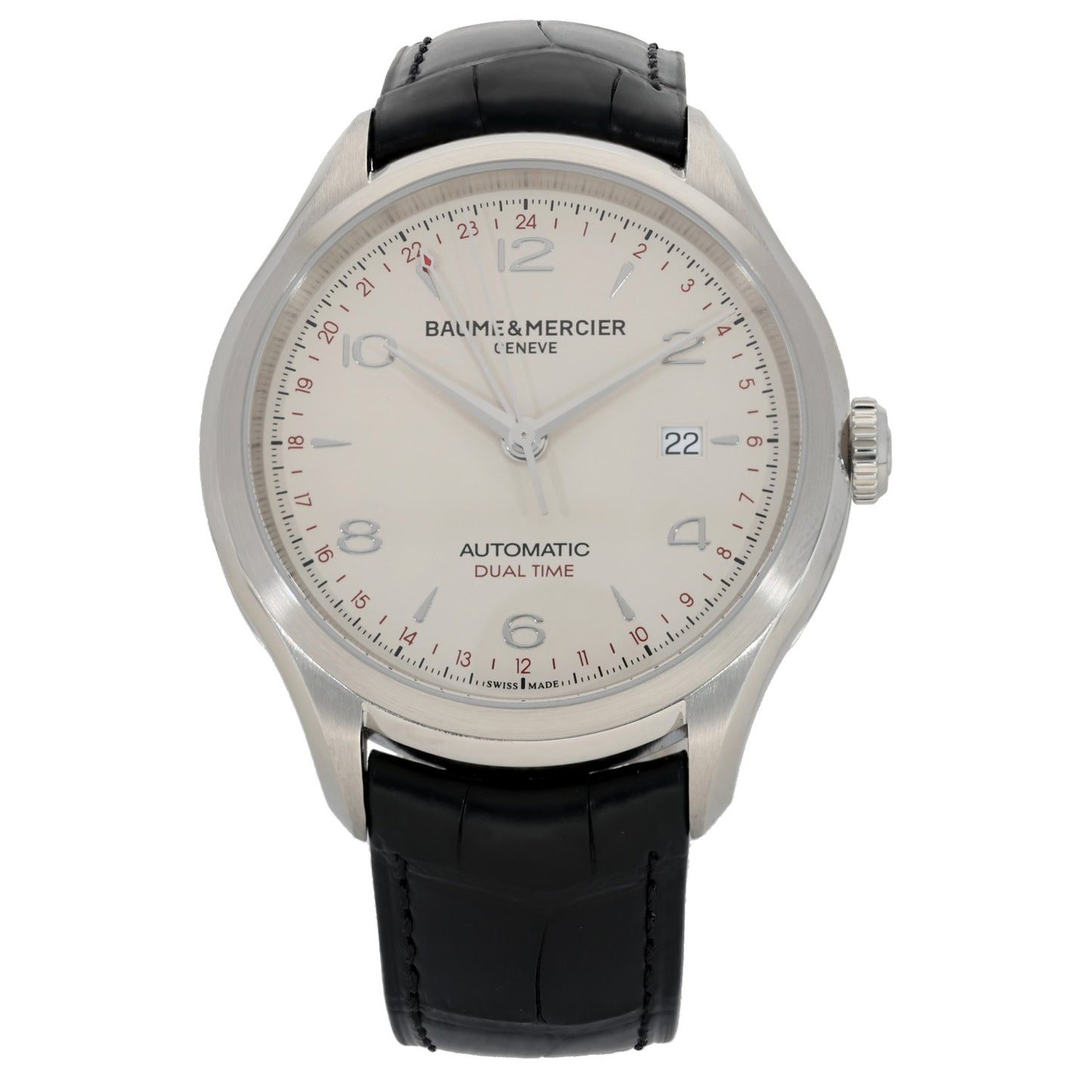 Baume Et Mercier Clifton 65730 40mm Stainless Steel Watch