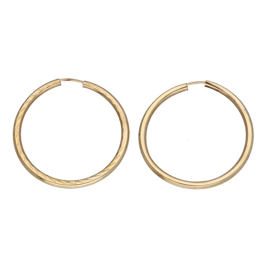 9ct Gold Hoop Earrings