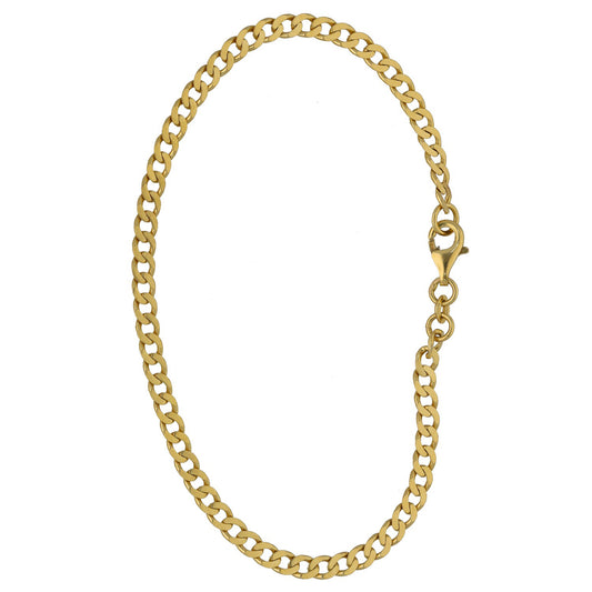14ct Gold Curb Bracelet