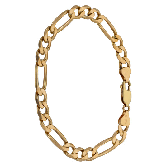 9ct Gold Figaro Bracelet